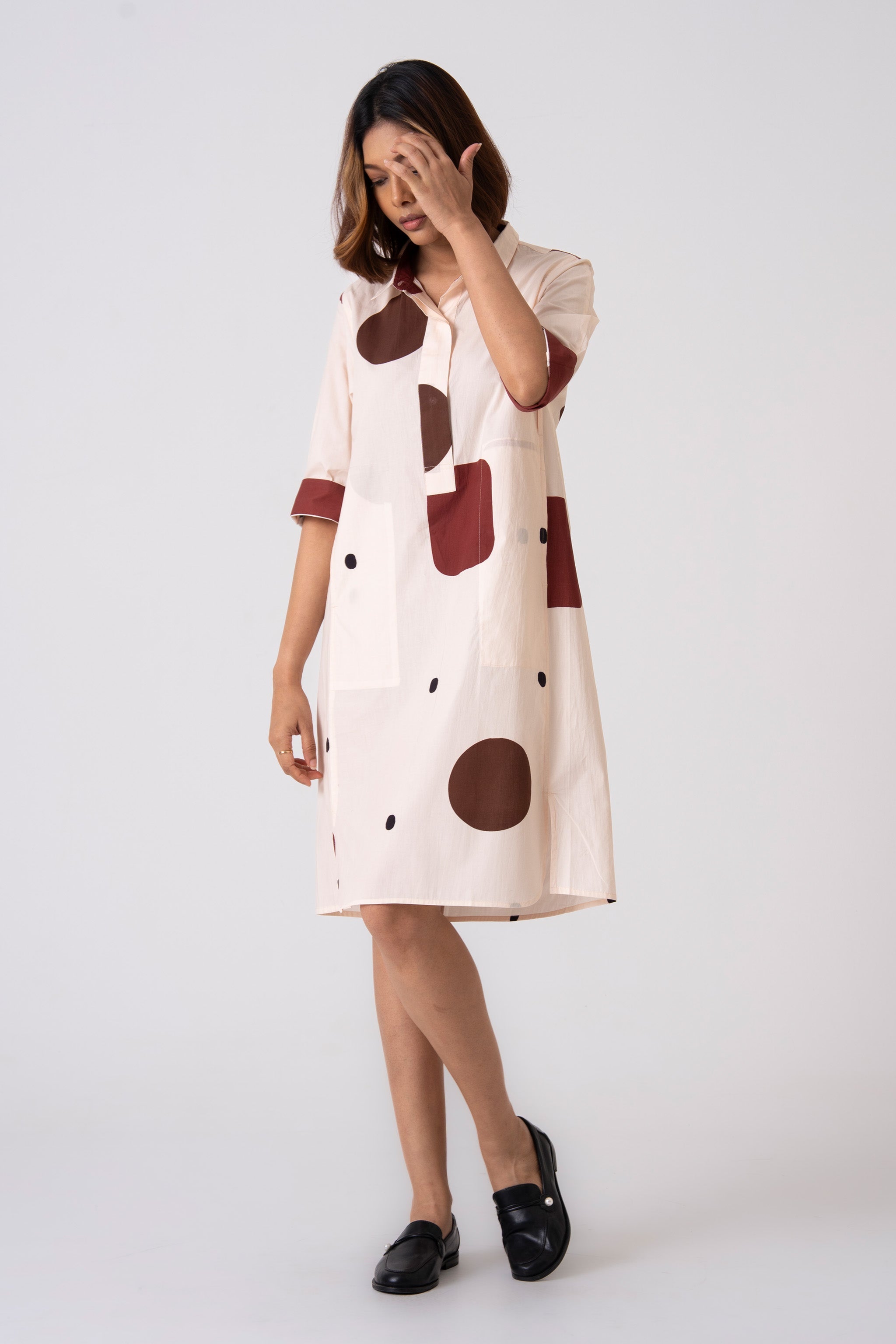 Dune Dress - Brown - CiceroniDressesThe Kaatn Trail