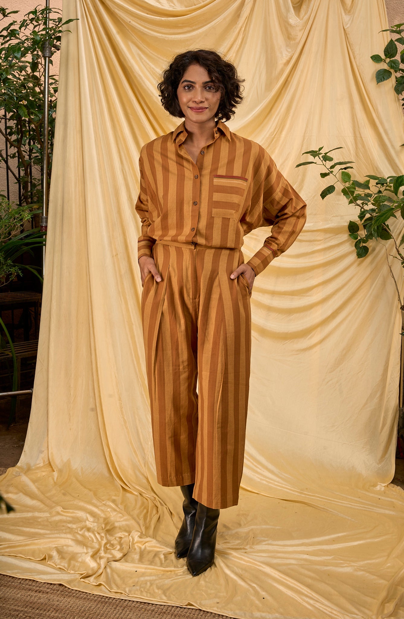 Dune Shirt - Brown - CiceroniTopsAmbrosia