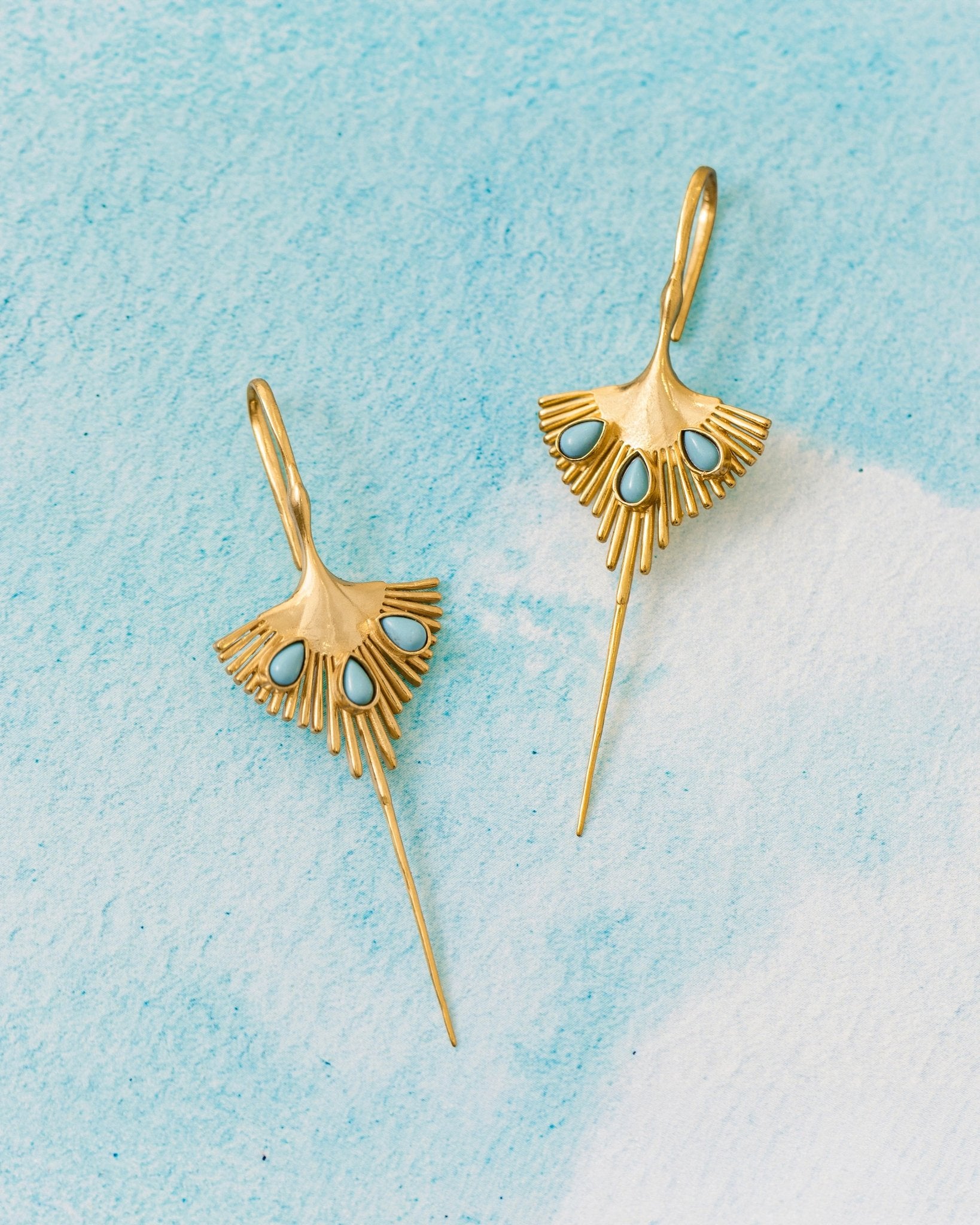 Eagle Turq Earcuff - CiceroniEarringUnbent