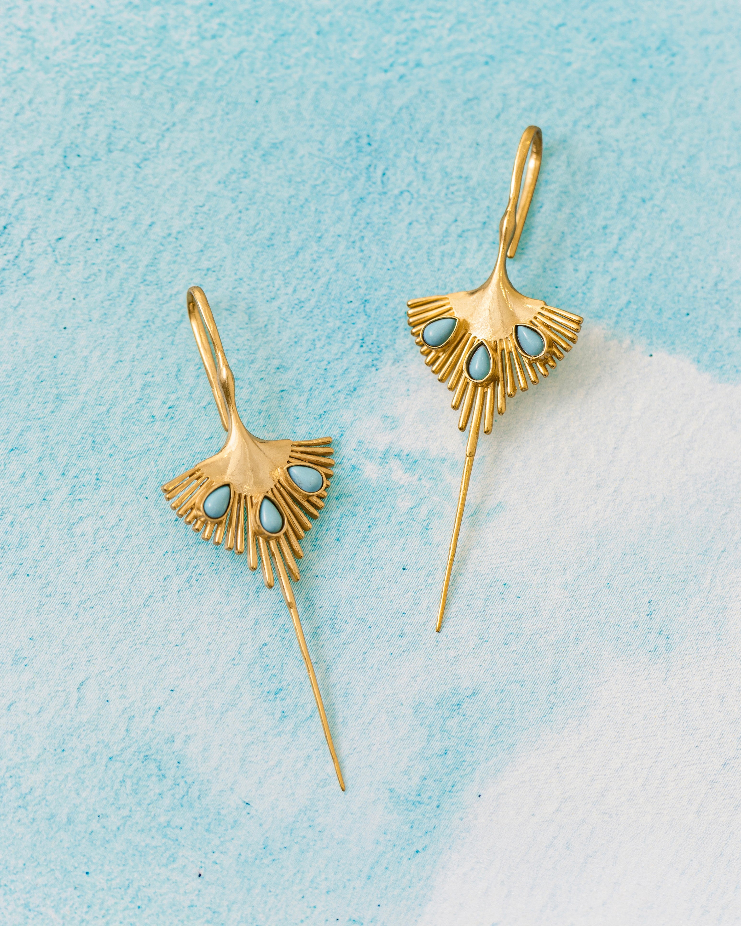 Eagle Turq Earcuff - CiceroniEarringUnbent