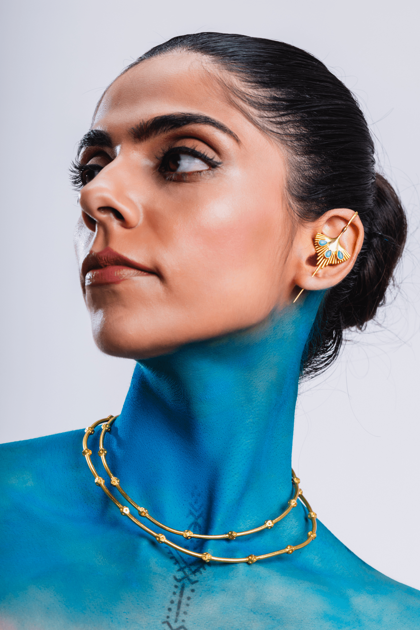 Eagle Turq Earcuff - CiceroniEarringUnbent