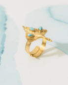 Eagle Turq Ring - CiceroniRingUnbent