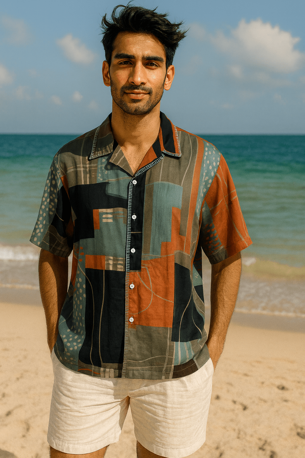 Earthlines Unisex Art Shirt - CiceroniUnisex ShirtsArtbeats by Keerthana