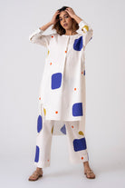 Echo Co-ord - Blue - CiceroniKurta Set, Everyday WearThe Kaatn Trail