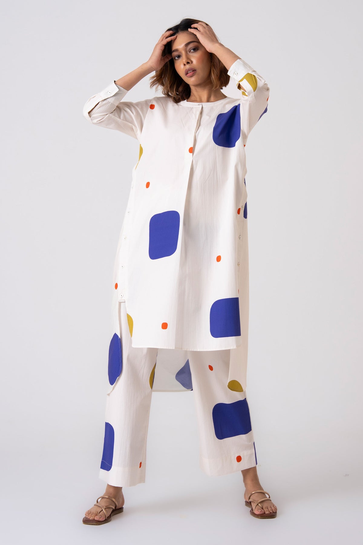Echo Co-ord - Blue - CiceroniKurta Set, Everyday WearThe Kaatn Trail