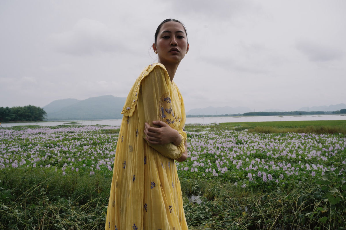 Echo Dress - Butter Yellow - CiceroniDressesGaach