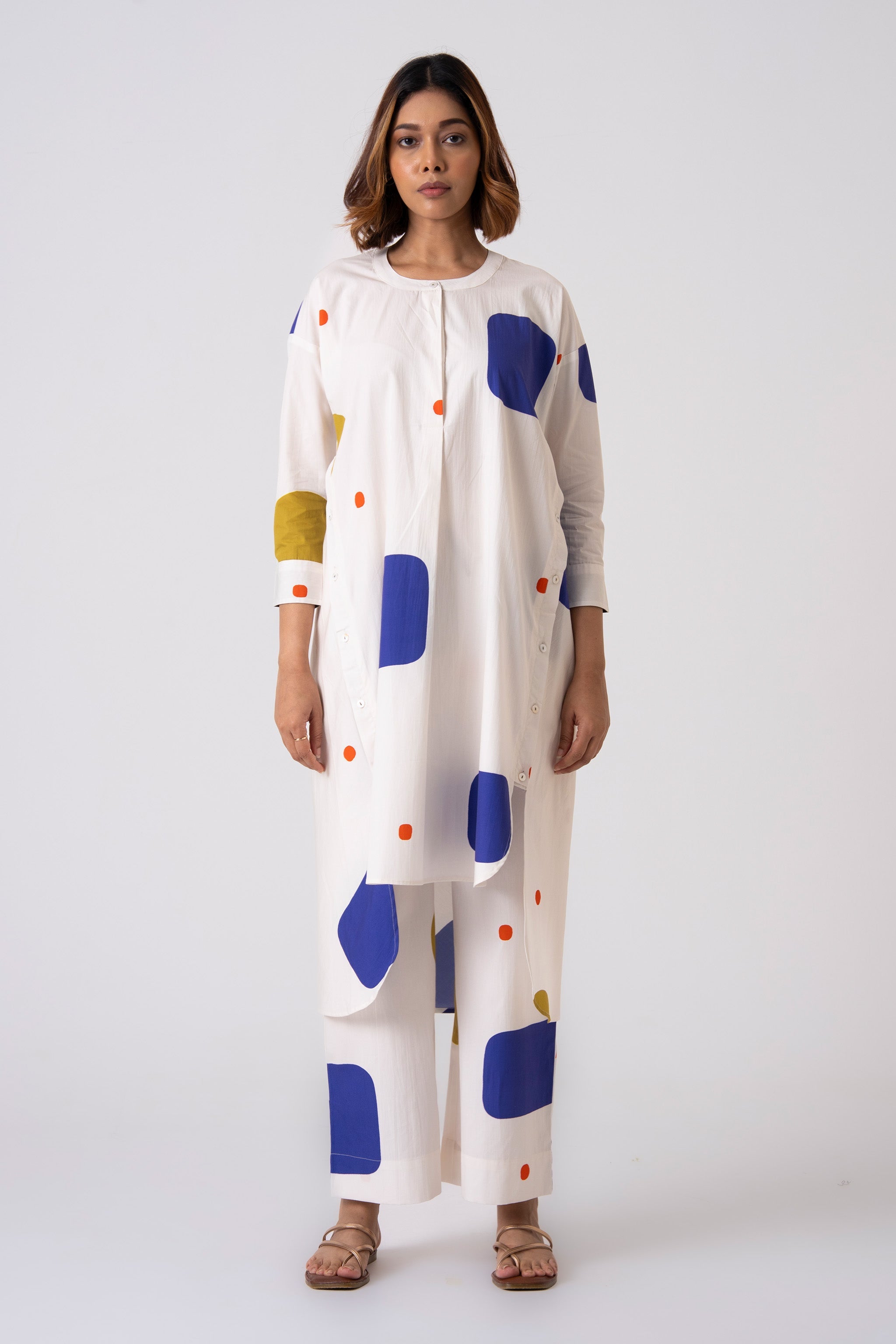 Echo Tunic - Blue - CiceroniKurta, Everyday WearThe Kaatn Trail
