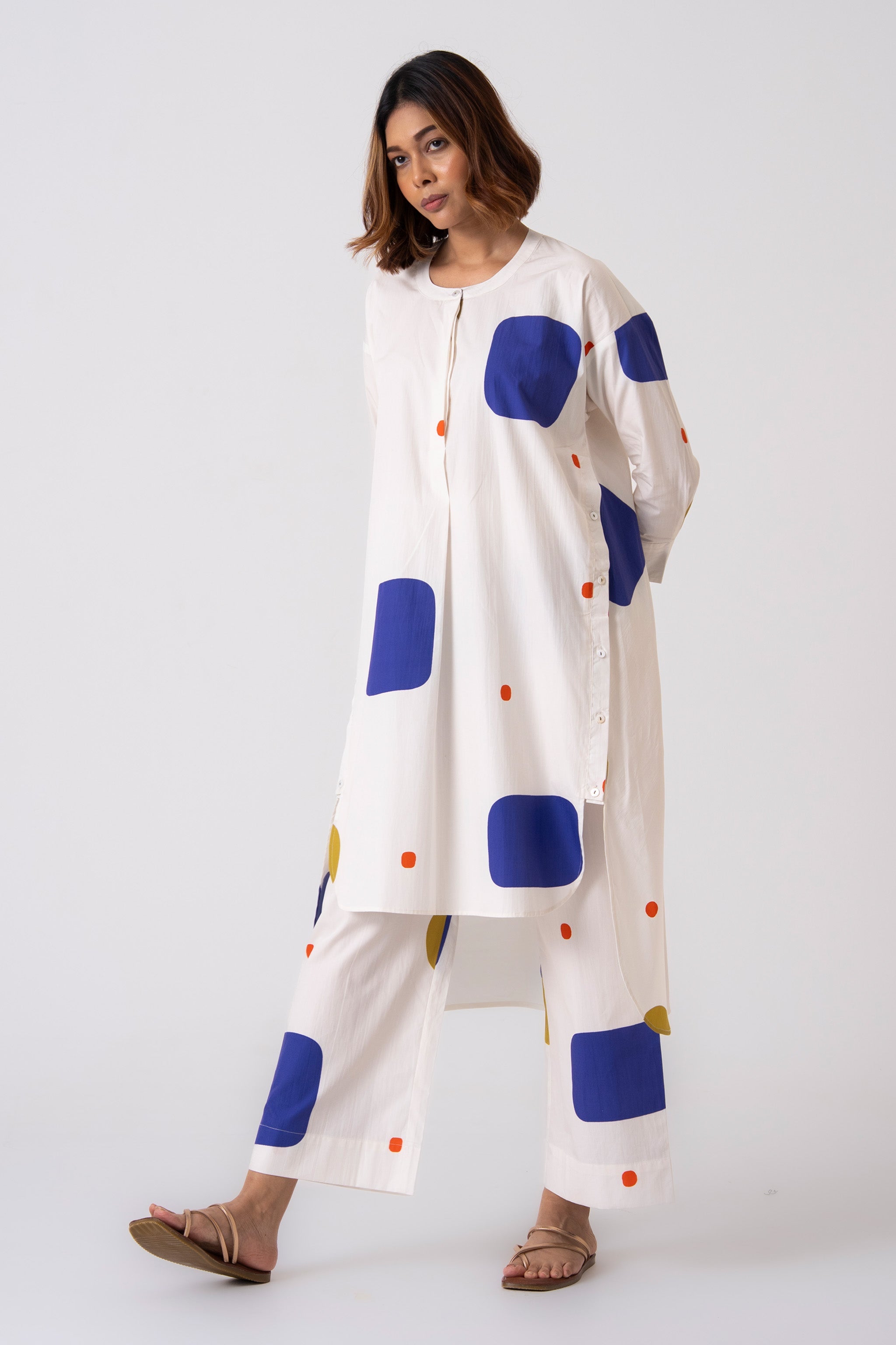 Echo Tunic - Blue - CiceroniKurta, Everyday WearThe Kaatn Trail
