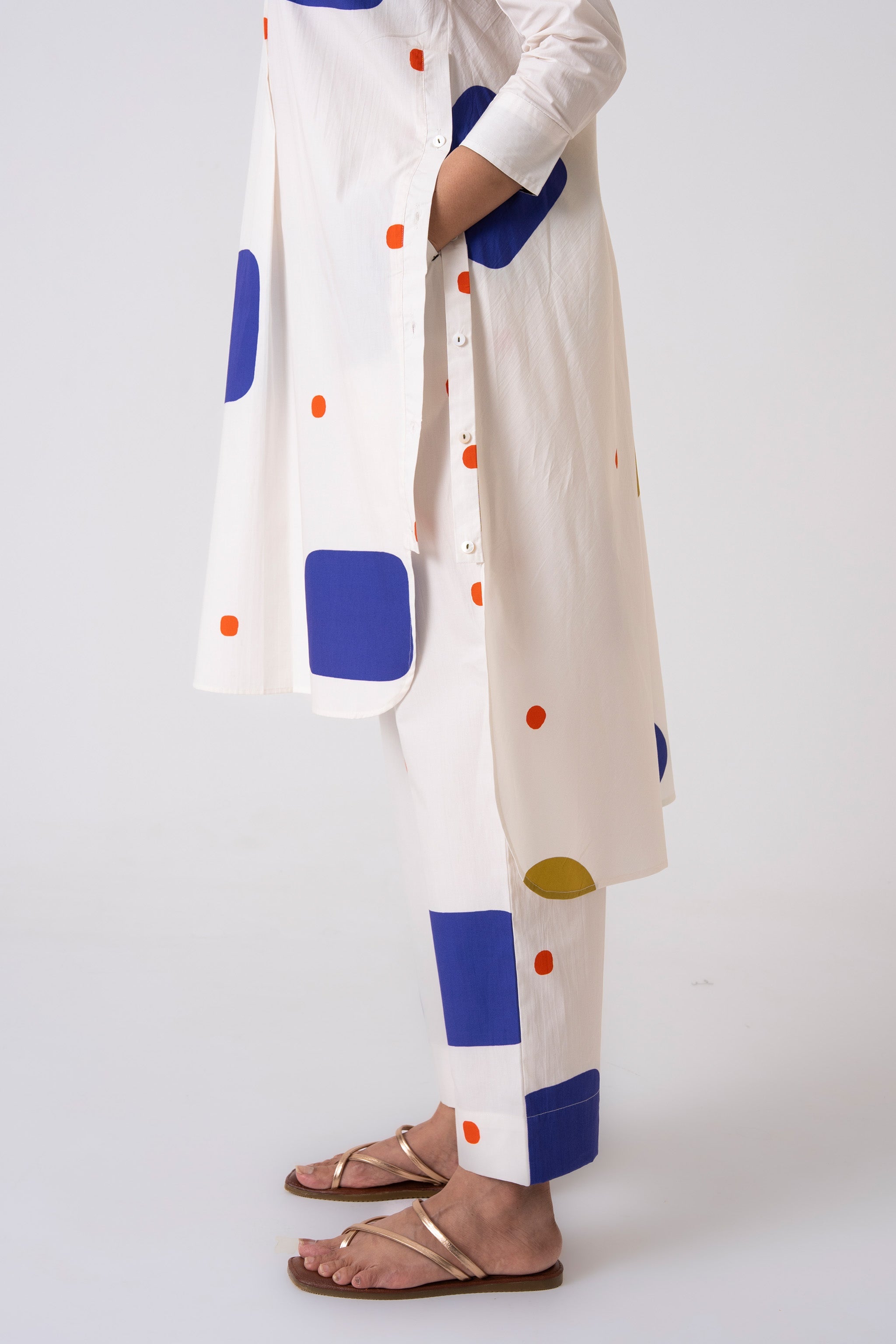 Echo Tunic - Blue - CiceroniKurta, Everyday WearThe Kaatn Trail