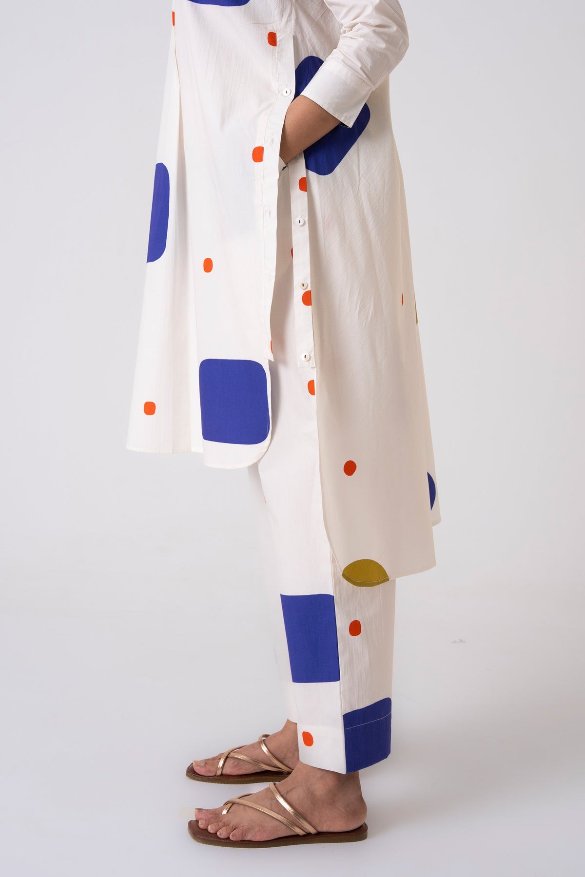 Echo Tunic - Blue - CiceroniKurta, Everyday WearThe Kaatn Trail