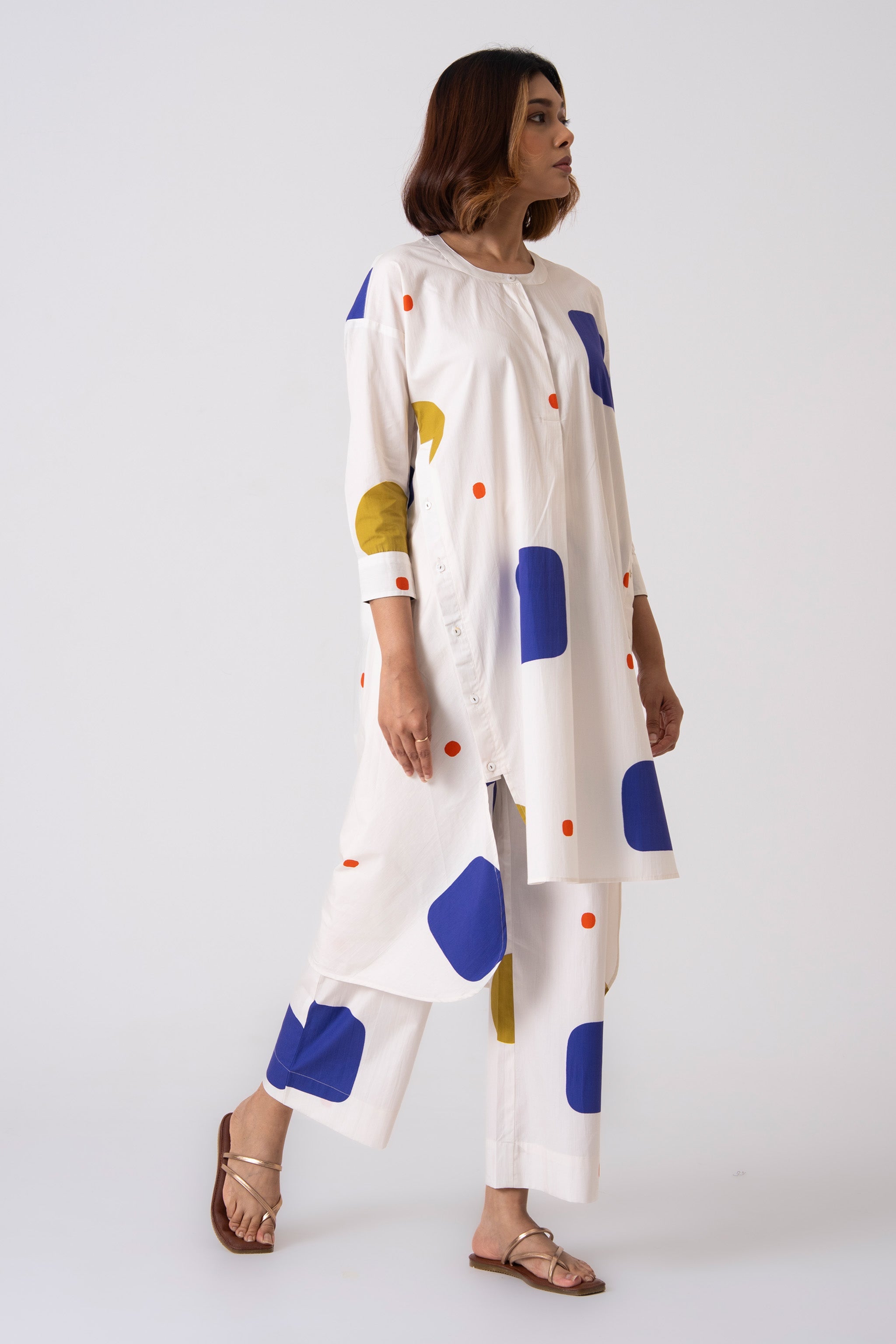 Echo Tunic - Blue - CiceroniKurta, Everyday WearThe Kaatn Trail