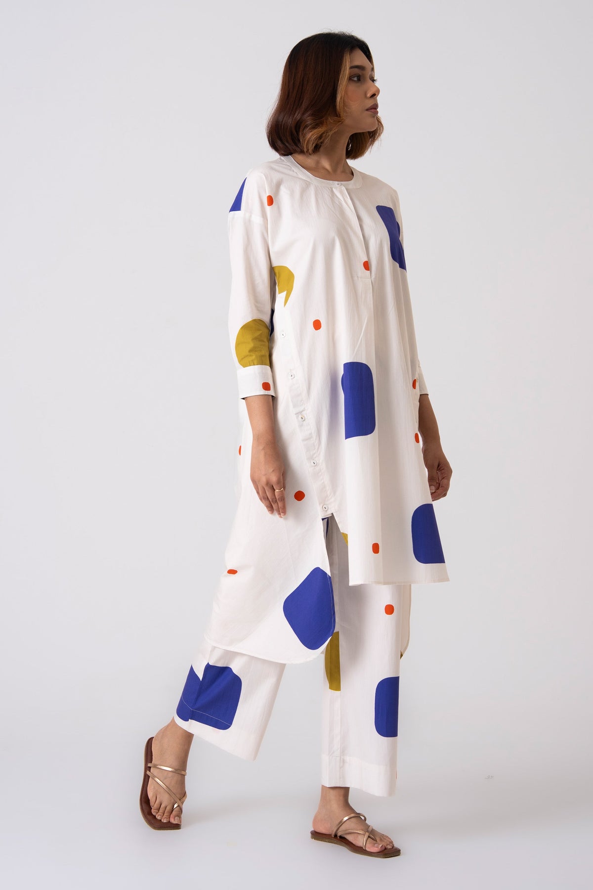 Echo Tunic - Blue - CiceroniKurta, Everyday WearThe Kaatn Trail
