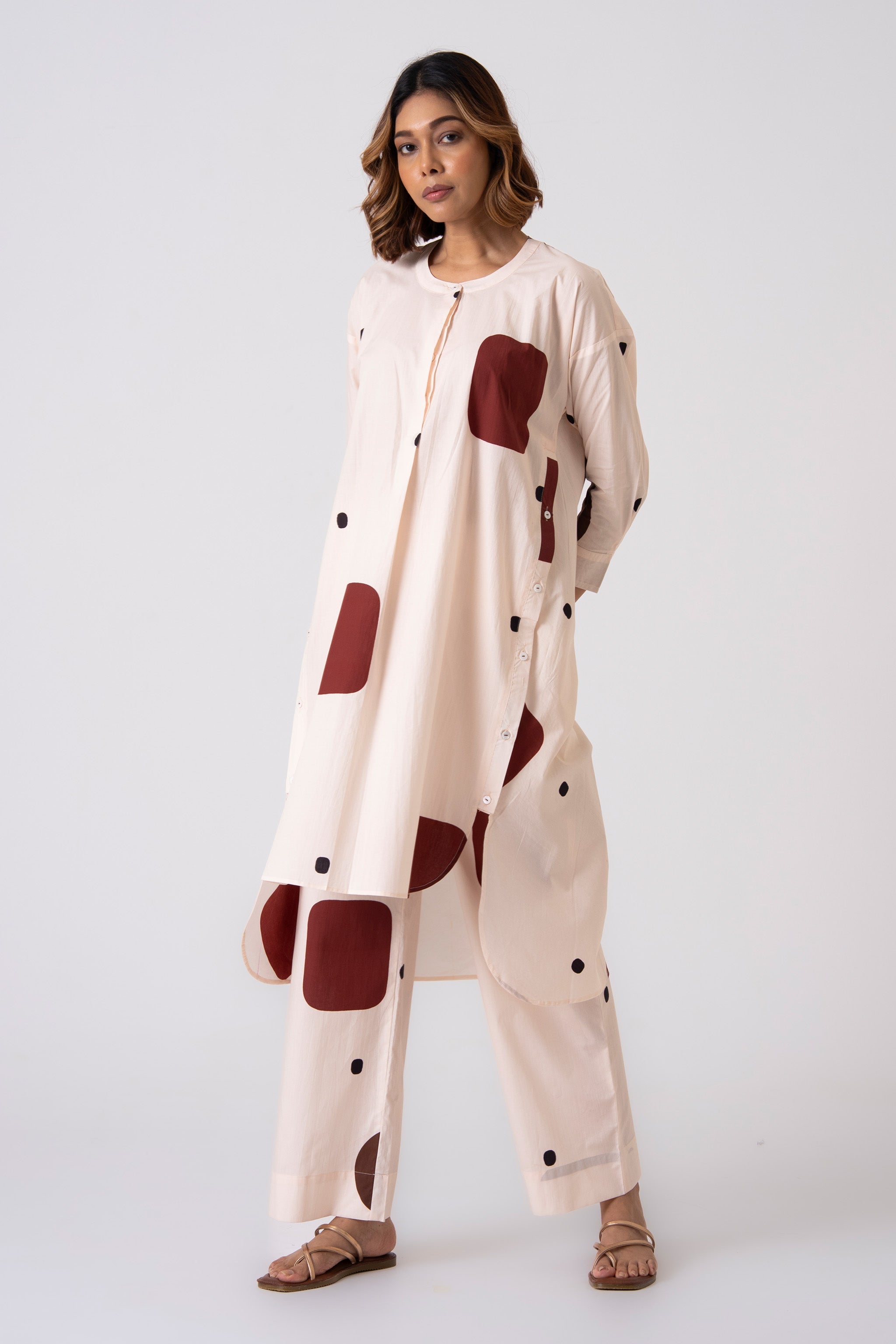 Echo Tunic - Brown - CiceroniKurta, Everyday WearThe Kaatn Trail