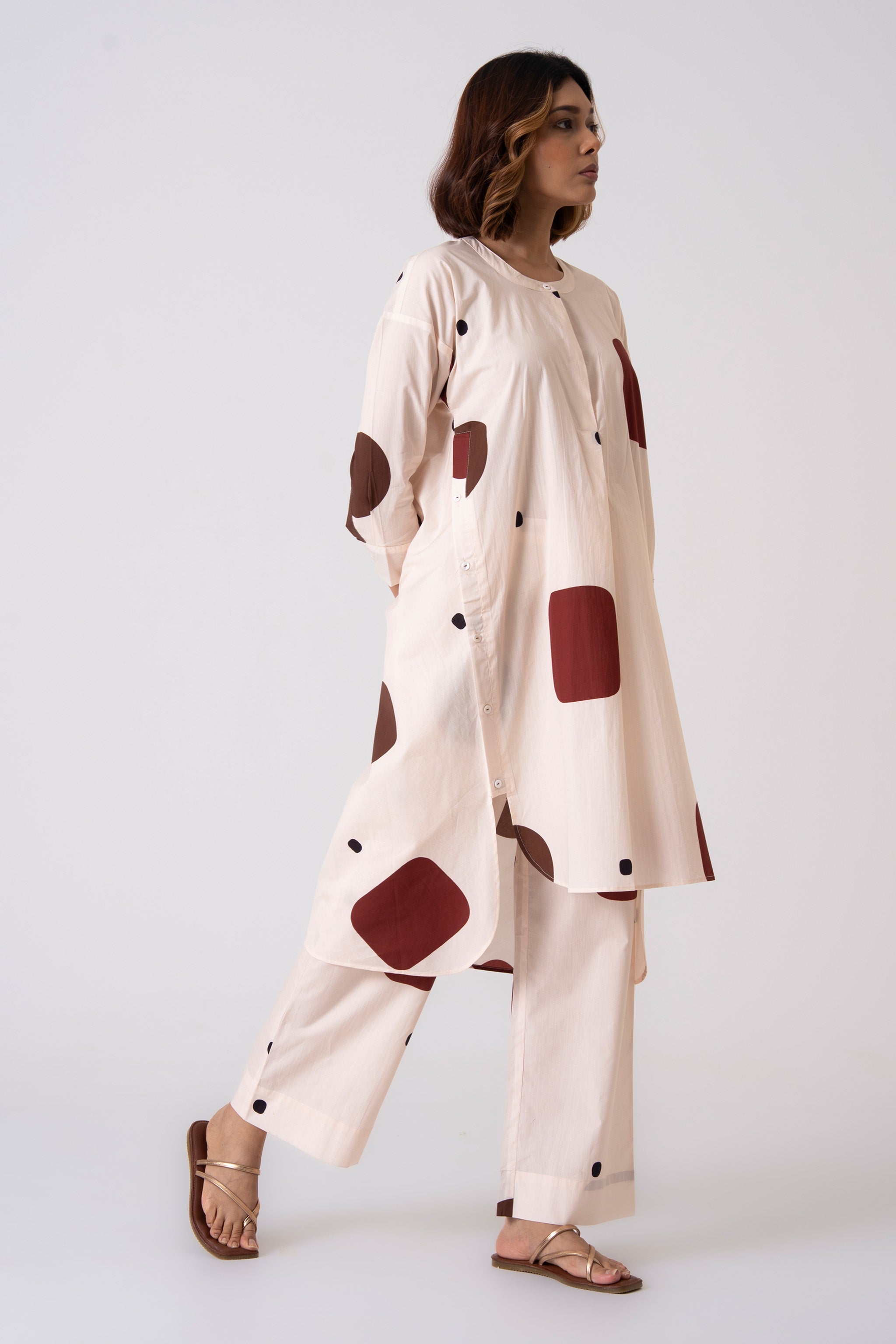 Echo Tunic - Brown - CiceroniKurta, Everyday WearThe Kaatn Trail