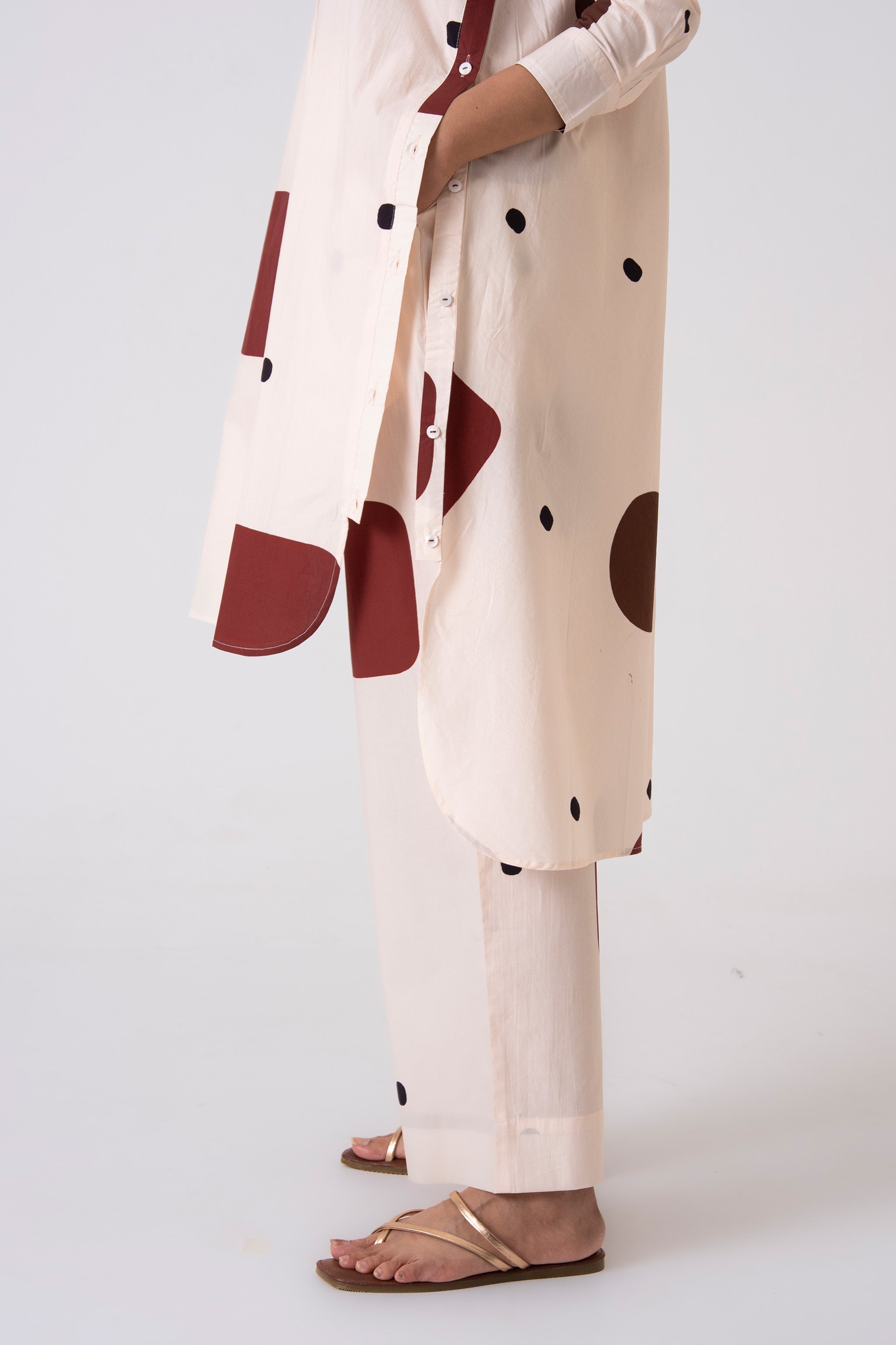 Echo Tunic - Brown - CiceroniKurta, Everyday WearThe Kaatn Trail
