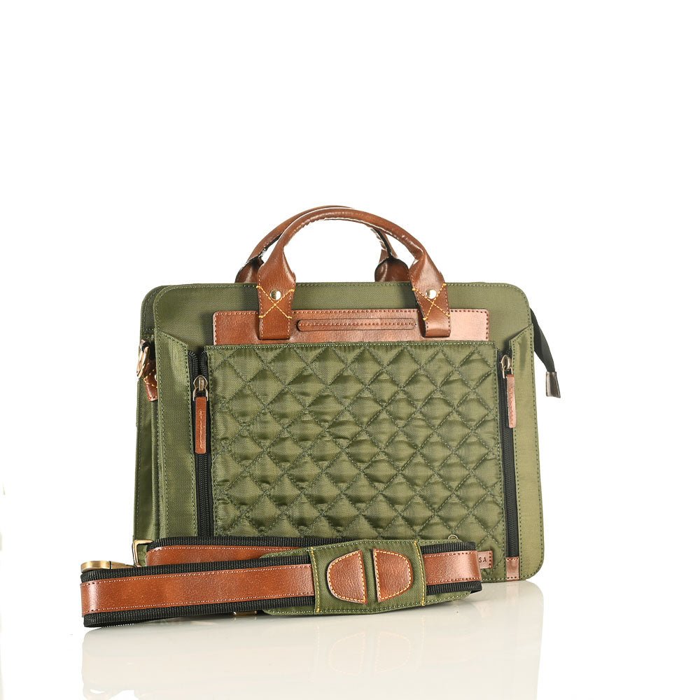 ECRU Criss Cross Laptop - CiceroniLaptop BagStudio Kassa