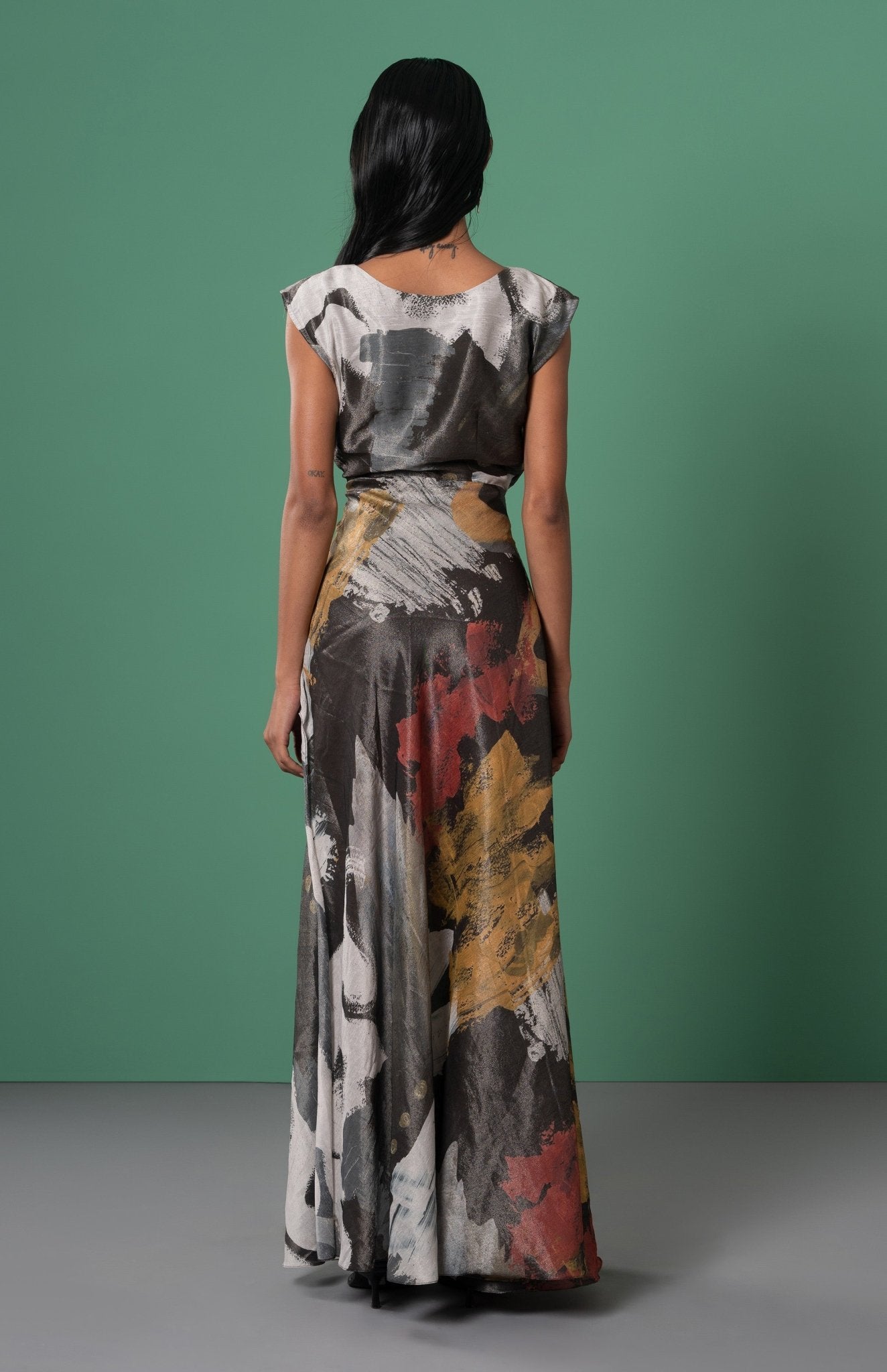 Ecru Maxi Dress - CiceroniDressesAdvait