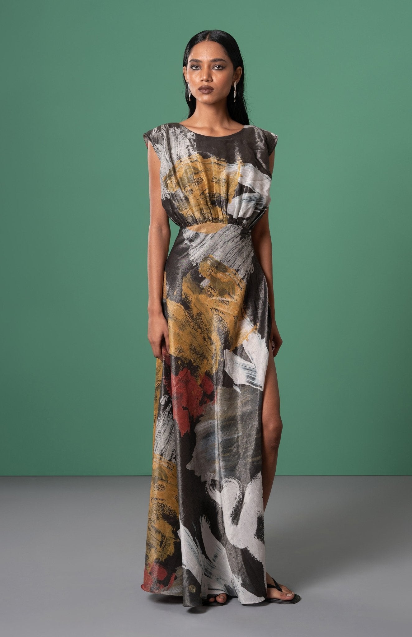 Ecru Maxi Dress - CiceroniDressesAdvait