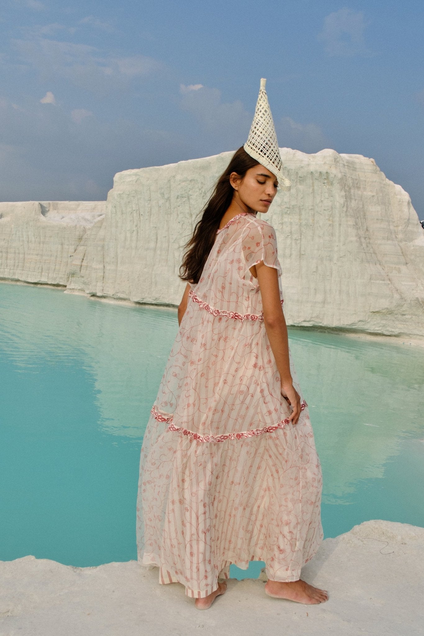 Ei Mon Organza Tier Dress - CiceroniDressesAhmev