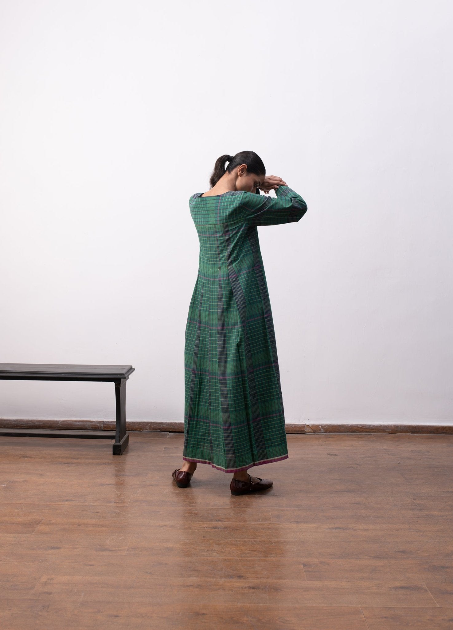 Eileen Dress - Forest Green - CiceroniSkirt SetHiranya