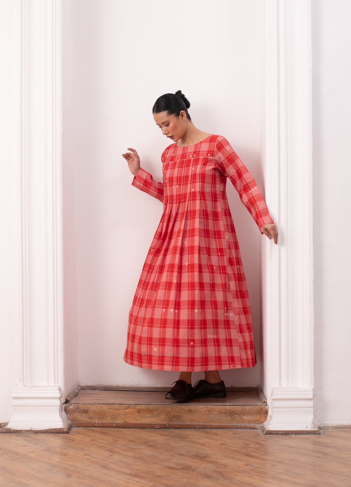 Eileen Dress - Red & White - CiceroniSkirt SetHiranya