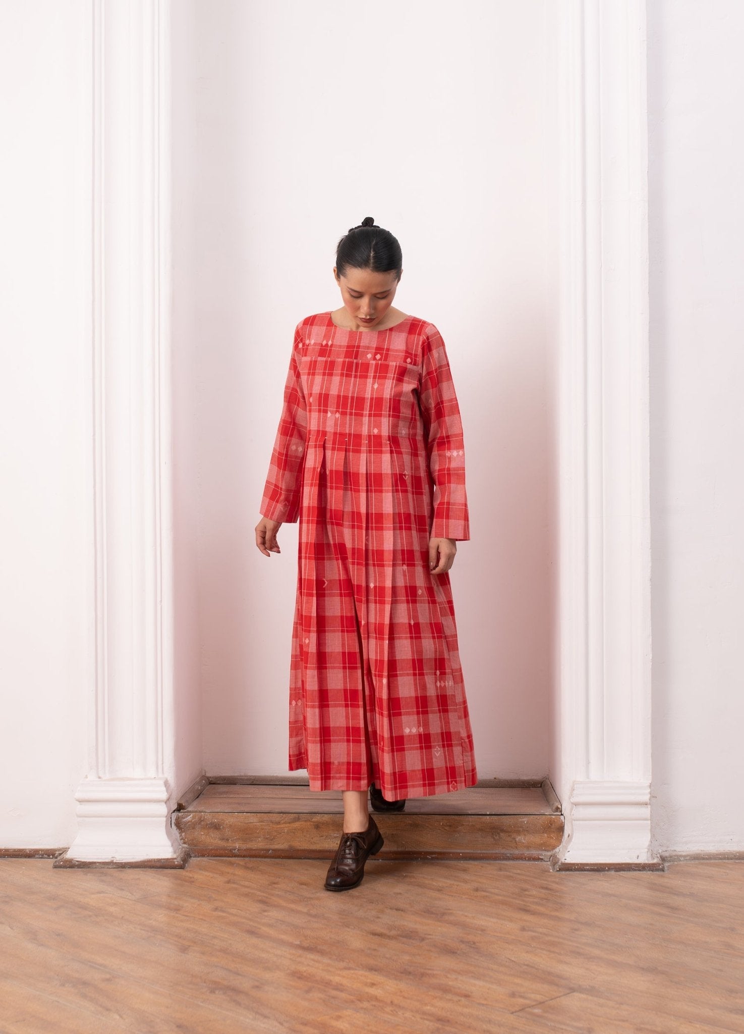 Eileen Dress - Red & White - CiceroniSkirt SetHiranya