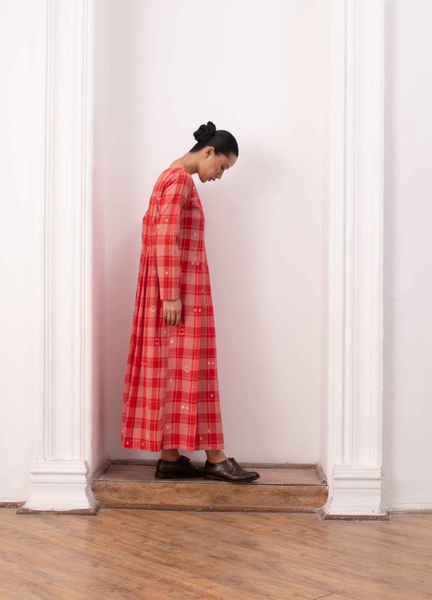 Eileen Dress - Red & White - CiceroniSkirt SetHiranya