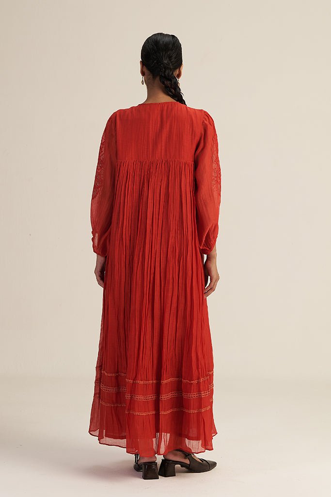 Eka Dress - Red - CiceroniDressesGaach