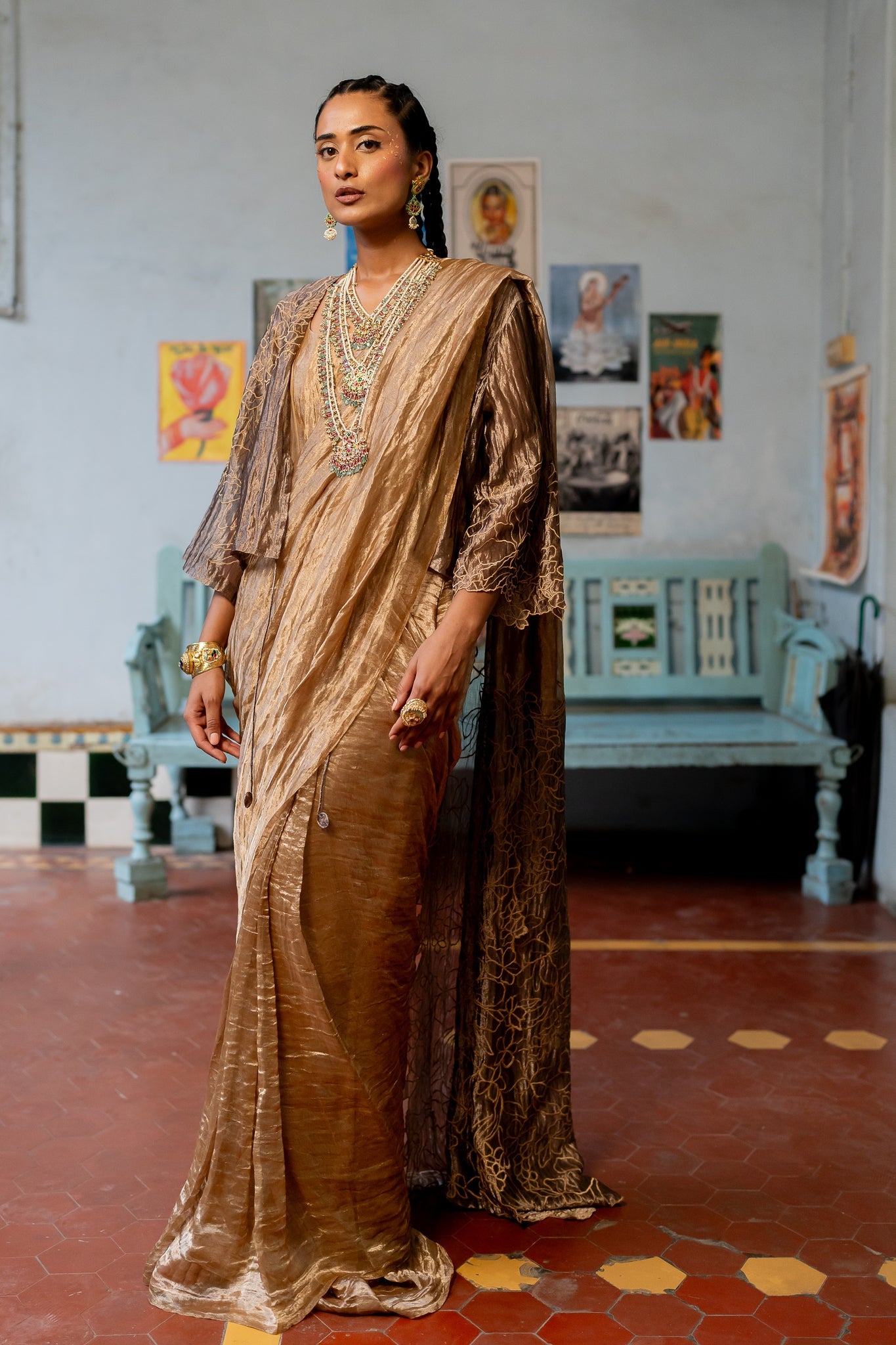 Elana Set - CiceroniSaree SetChambray &amp; Co.