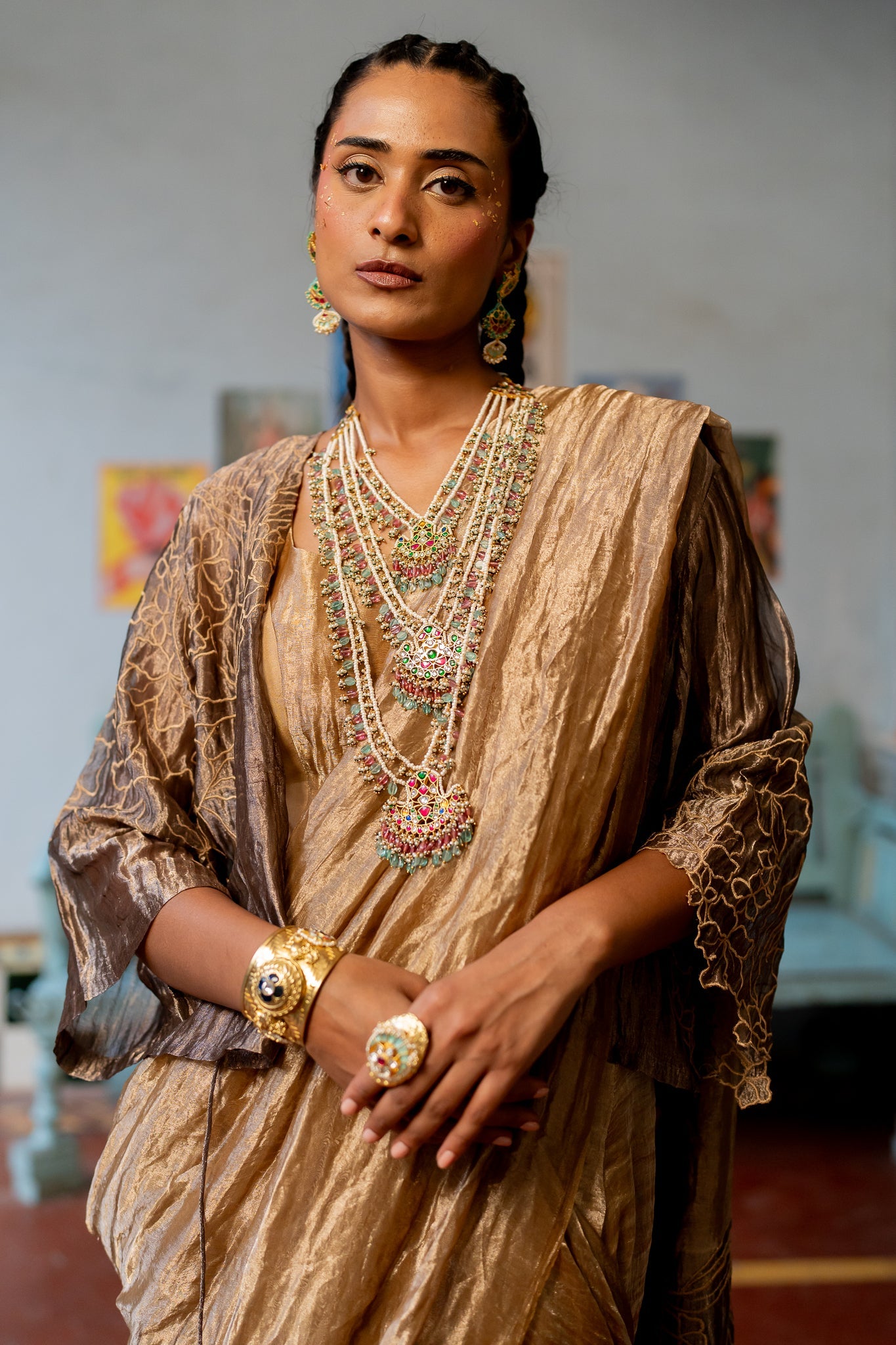 Elana Set - CiceroniSaree SetChambray &amp; Co.