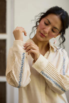 Elara Co-ord Set - Yellow and Blue - CiceroniCo-ord SetKhyati Rughani