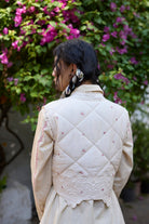 Elara Gillet - Ecru and Pink - CiceroniJacketsKhyati Rughani