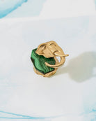 Ele Malachite Gold Ring - CiceroniRingUnbent