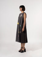 Eleni Charcoal Dress - CiceroniDressesShades of India