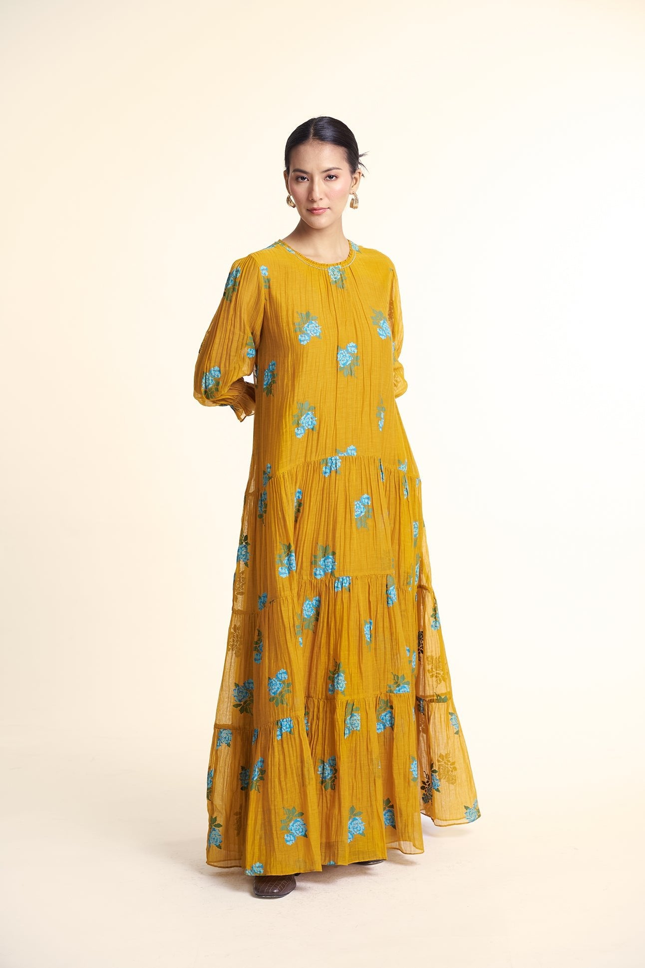Ella Dress - Mustard - CiceroniDressesGaach