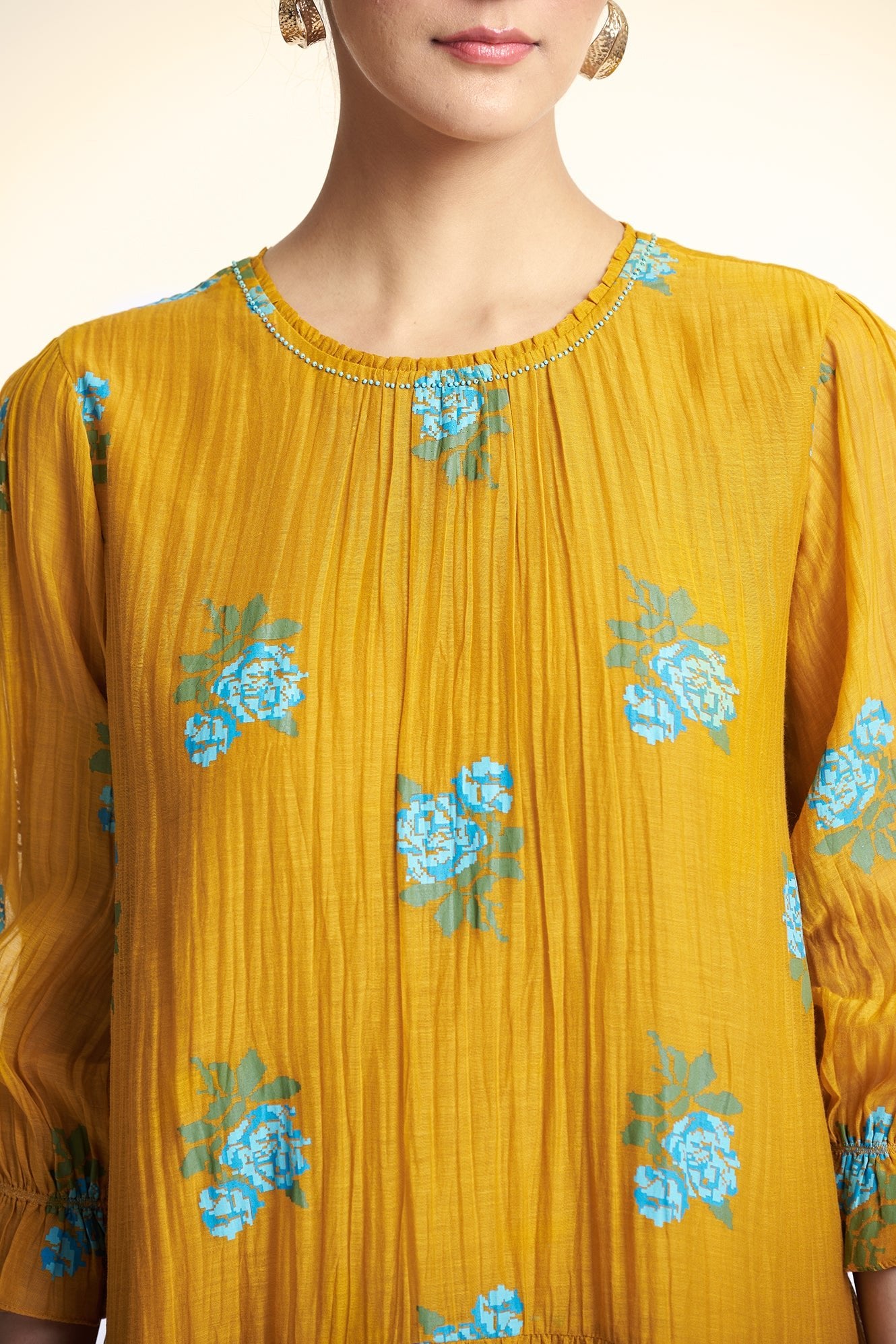 Ella Dress - Mustard - CiceroniDressesGaach