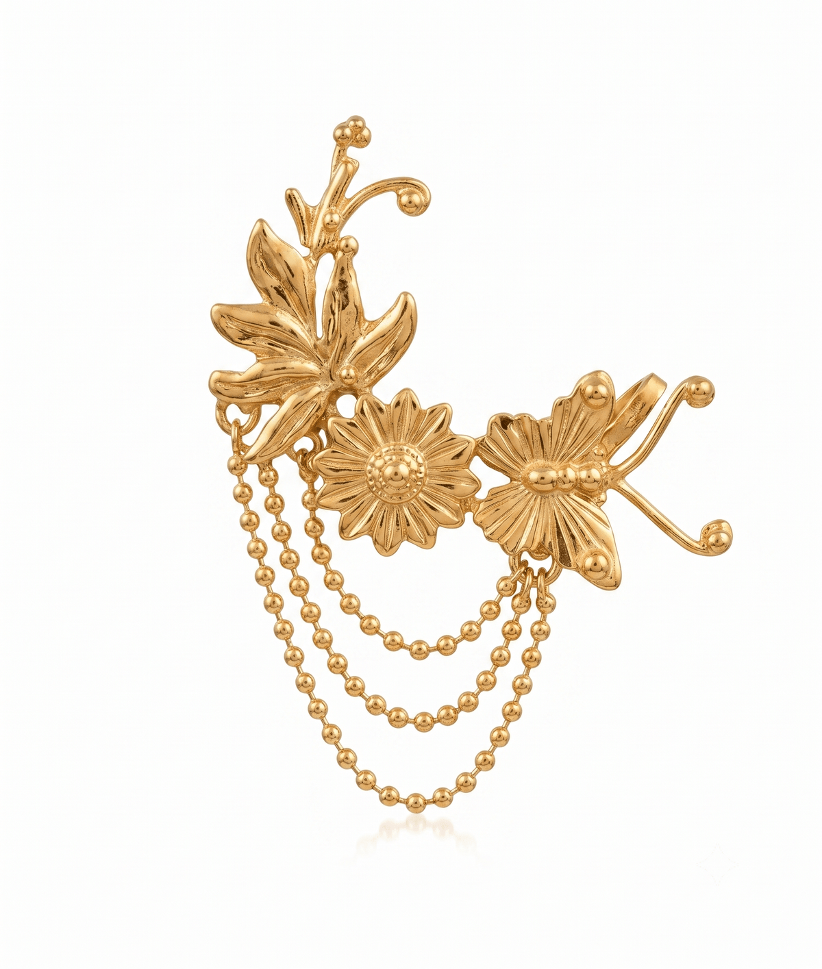 Elysian Bloom Bugadi - CiceroniEarcuffKalon Art Jewellery