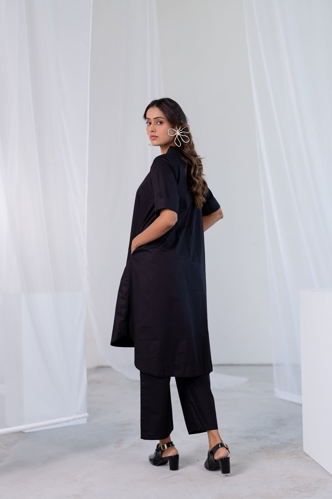 Ember Black Co - ord Set - CiceroniKurta Set, Everyday WearSilai Studio