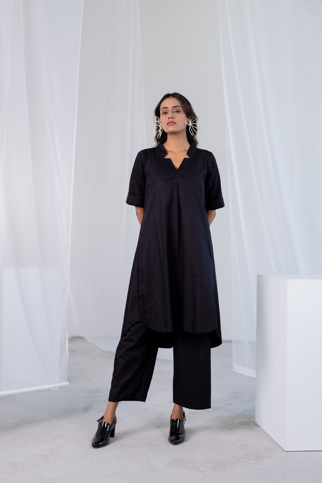 Ember Black Co - ord Set - CiceroniKurta Set, Everyday WearSilai Studio