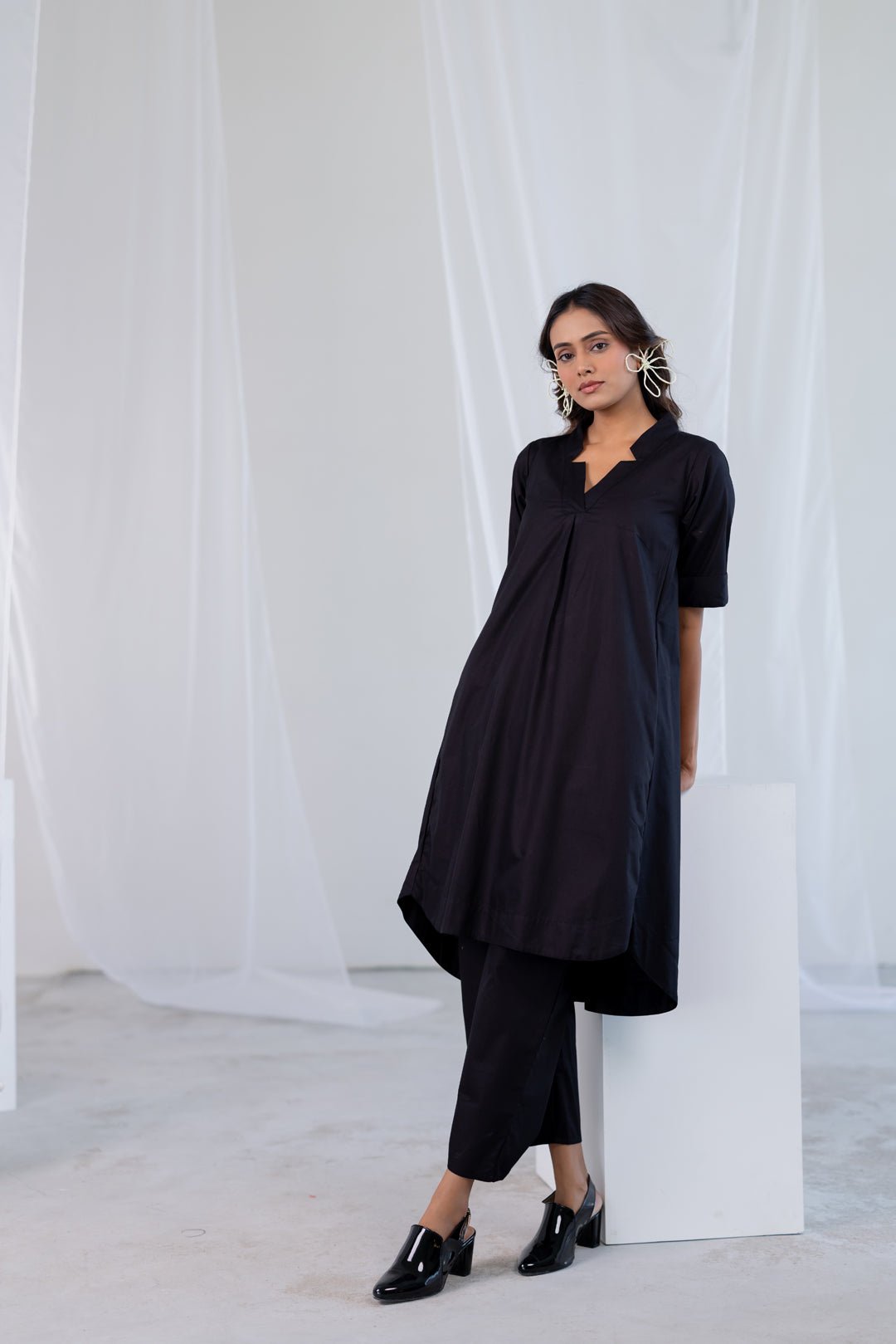 Ember Black Co - ord Set - CiceroniKurta Set, Everyday WearSilai Studio