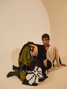 Ember Skirt - Black amd Natural - CiceroniSkirtsStoique