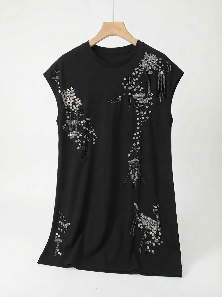 Embroidered T-Shirt Dress - CiceroniT-Shirt DressPriyanca Khanna