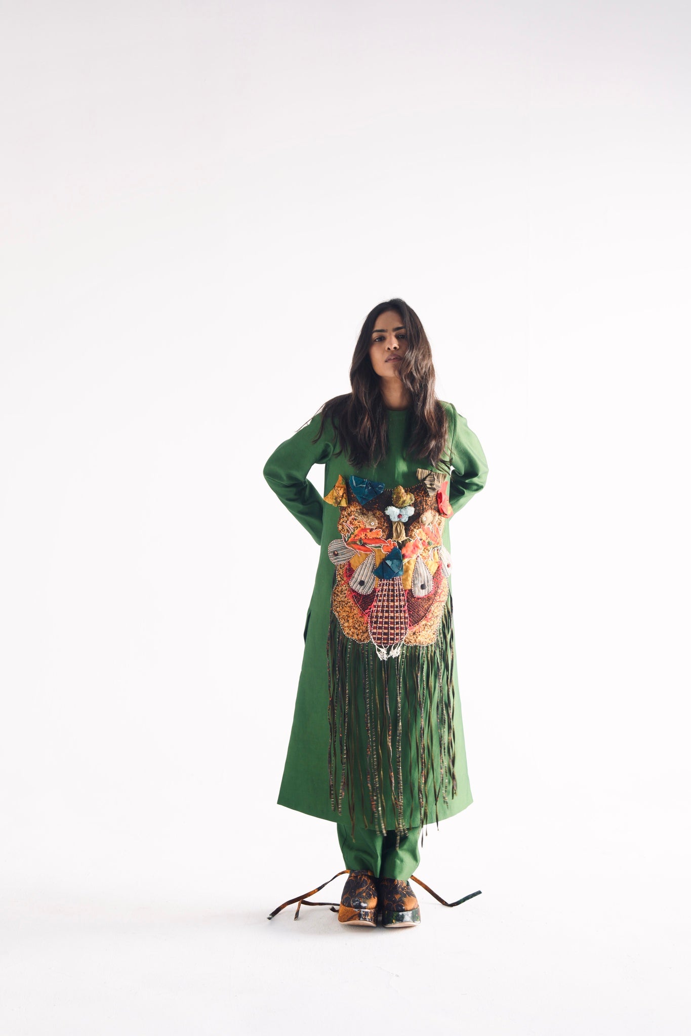 Emerald Echo Kurta Set - CiceroniKurta Set, Festive WearTil