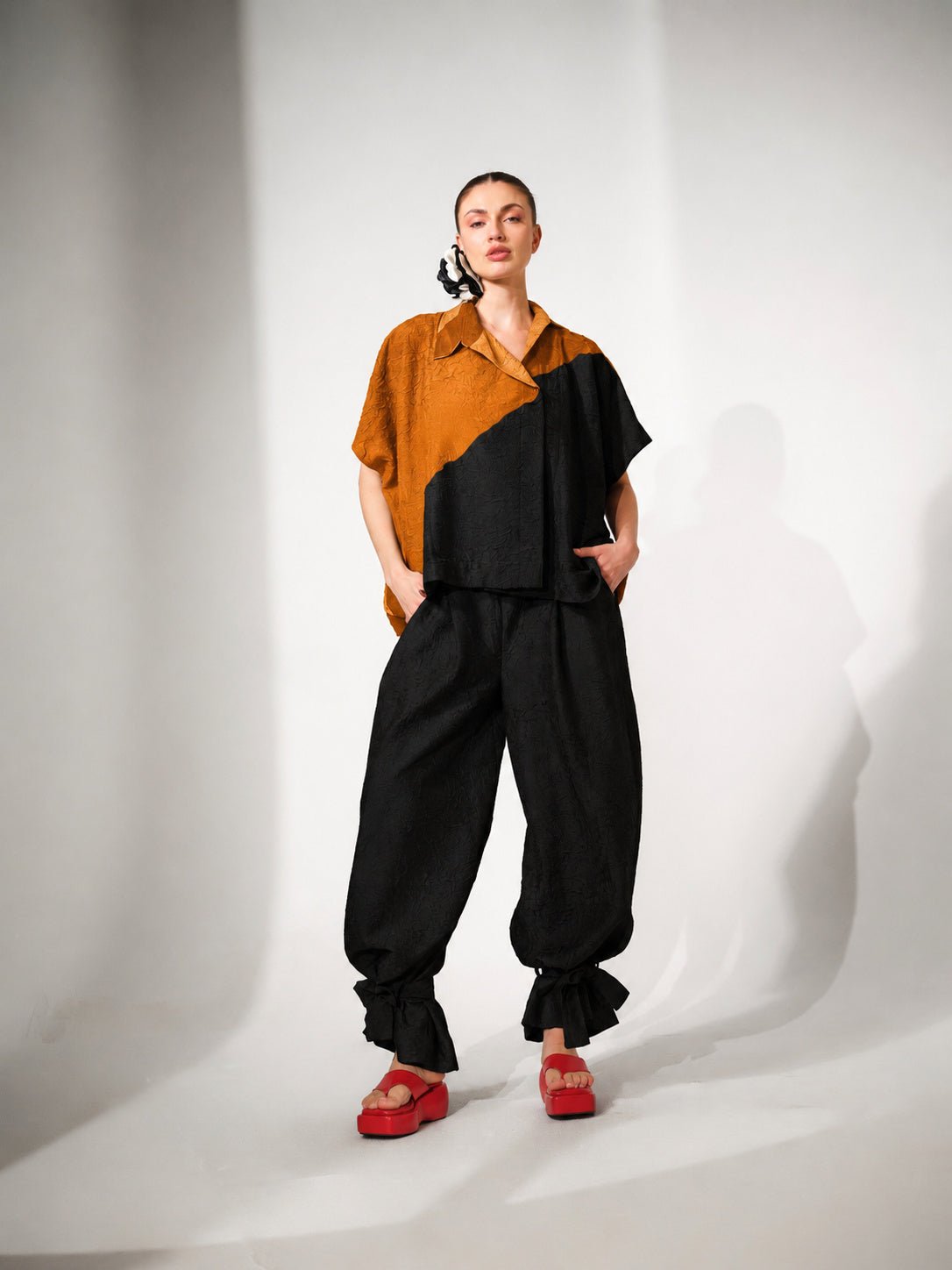 Emerge Shirt - Ochre - CiceroniWomen ShirtsStoique