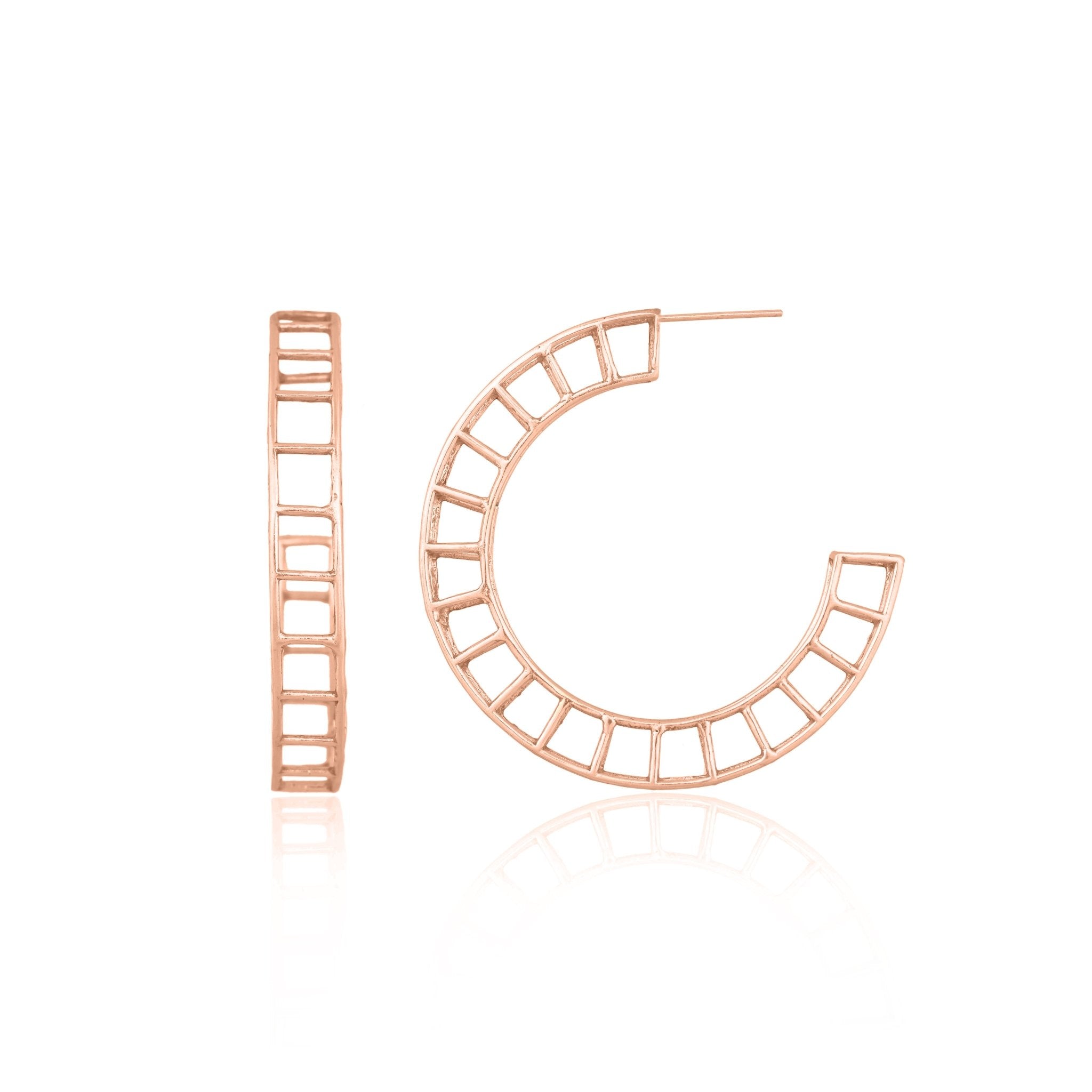 Enso Hoops (Without Stone) - CiceroniEarringsThe Fabulist