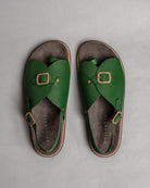 Envelope Cork Sandals SB - Men's Sandals in Green - CiceroniSandalsSlomotion