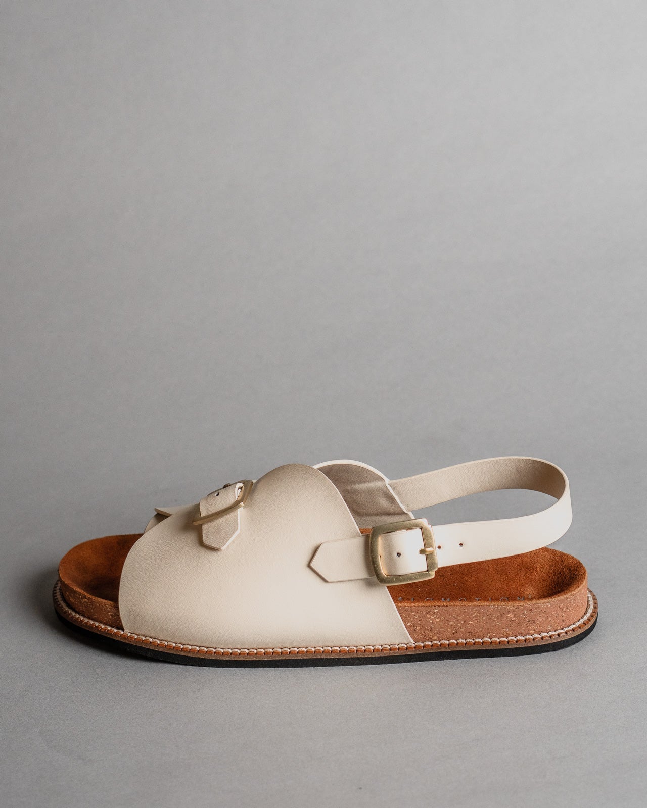 Envelope Cork Sandals SB - Men's Sandals in Ivory - CiceroniSandalsSlomotion
