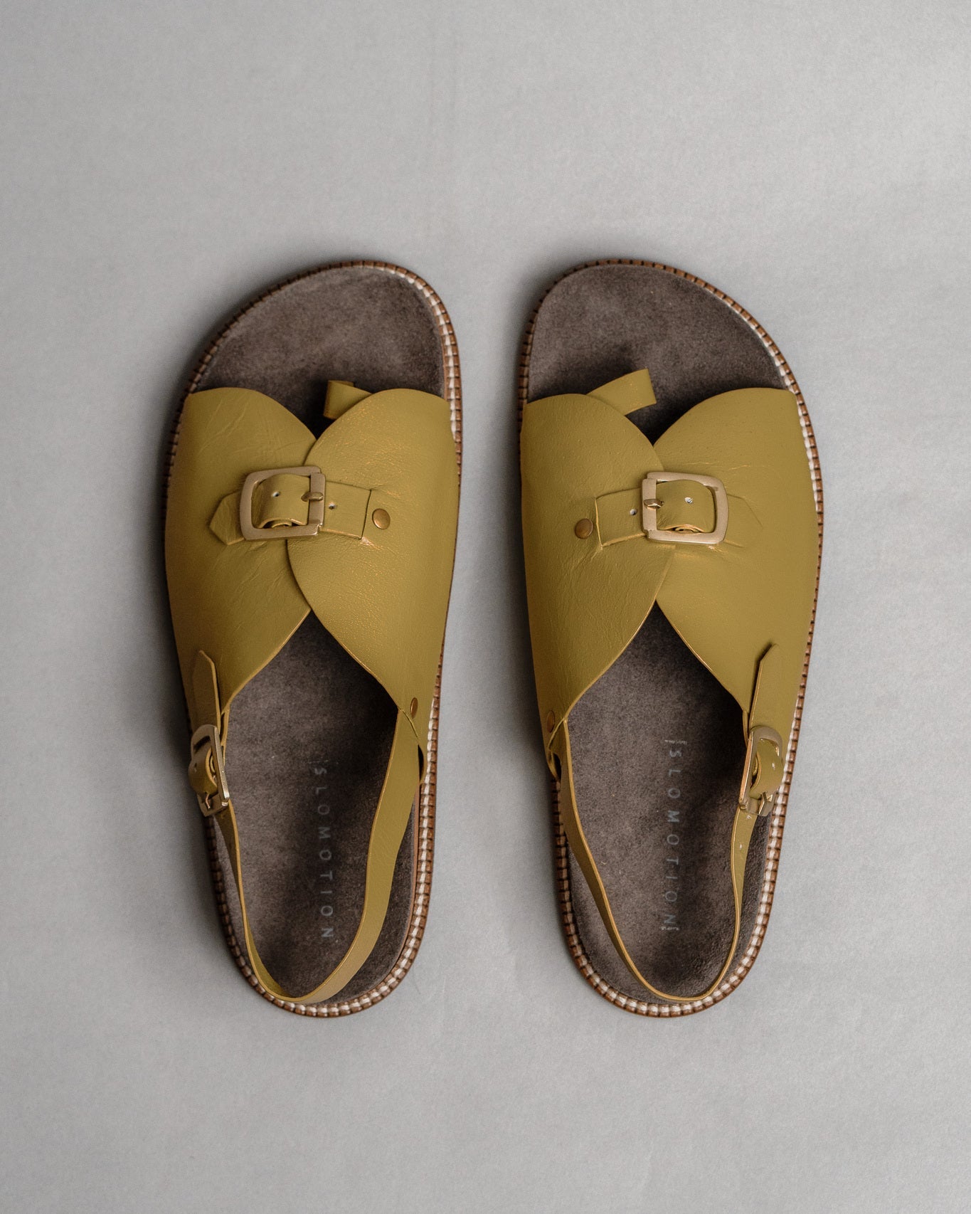 Envelope Cork Sandals SB - Men's Sandals in Ochre - CiceroniSandalsSlomotion