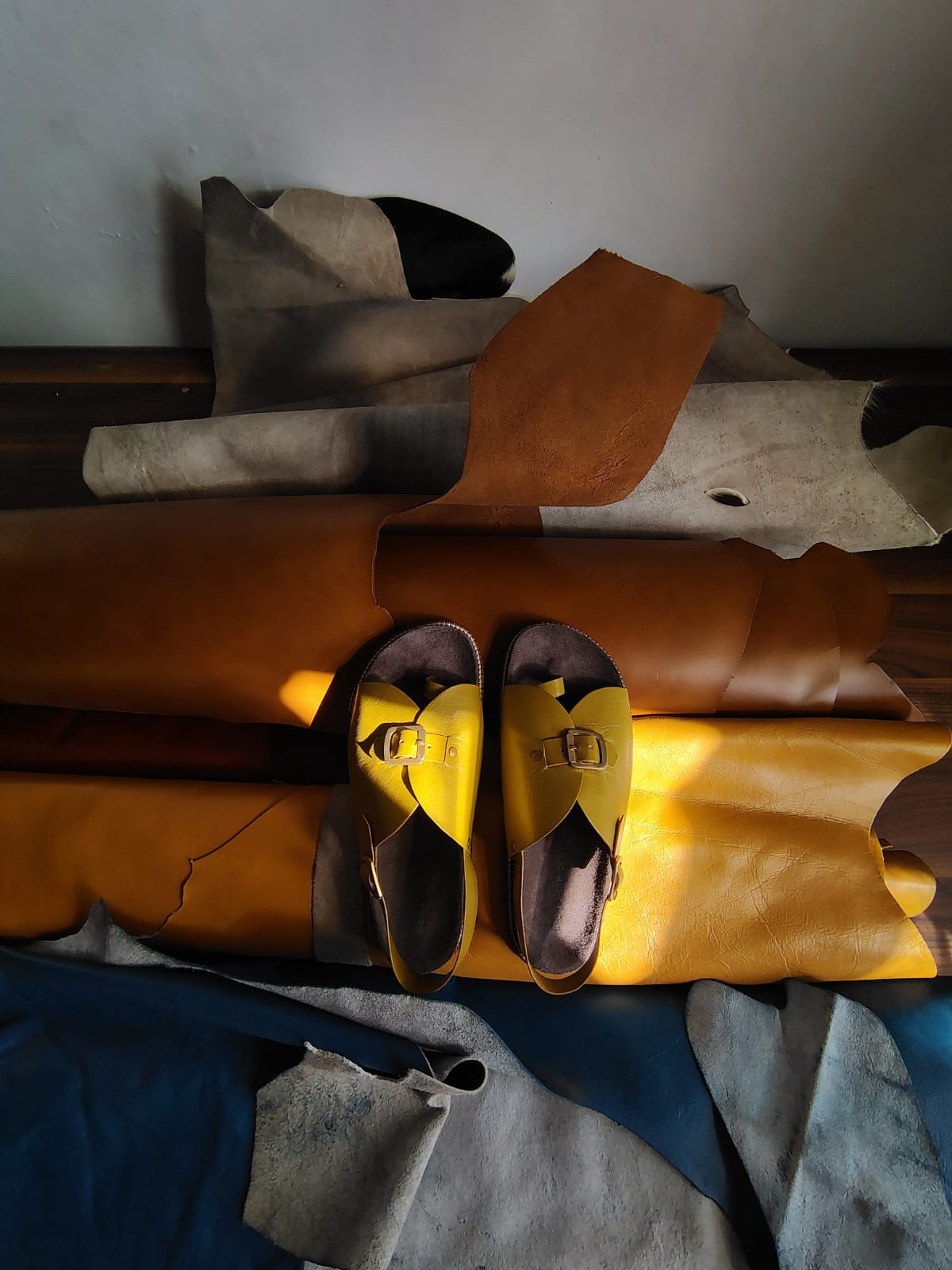 Envelope Cork Sandals SB - Men's Sandals in Ochre - CiceroniSandalsSlomotion