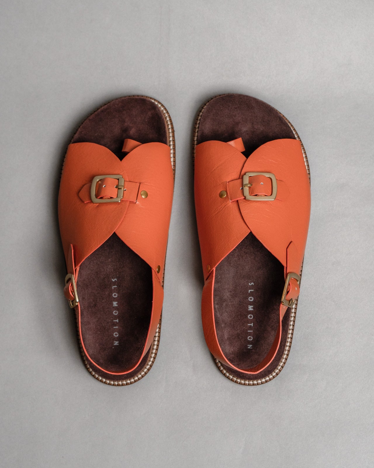 Envelope Cork Sandals SB - Men's Sandals in Orange - CiceroniSandalsSlomotion